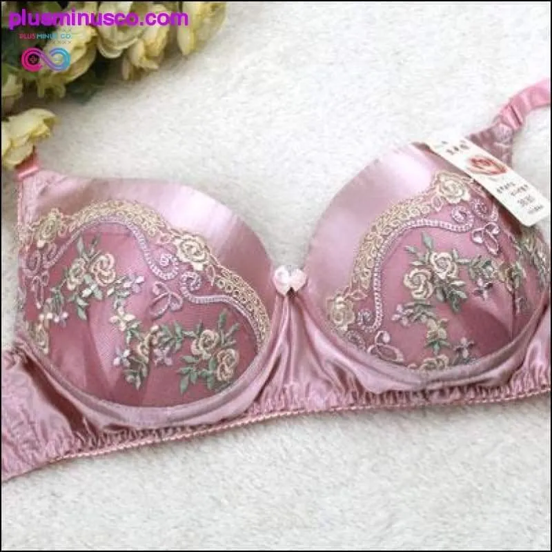 100% Silk, bra, Lace, Padded Breathing Bra