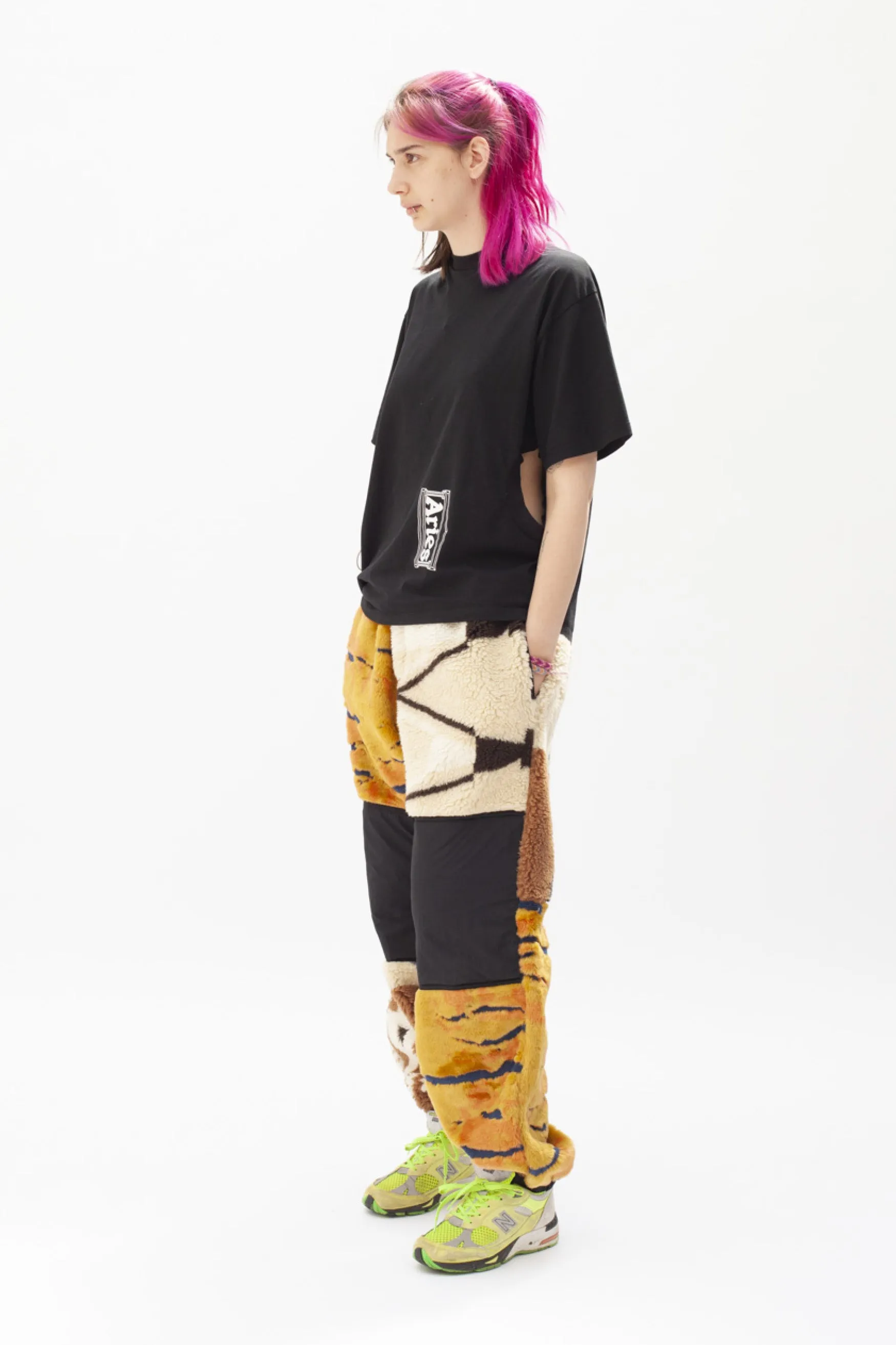 Abstract Fleece Pants