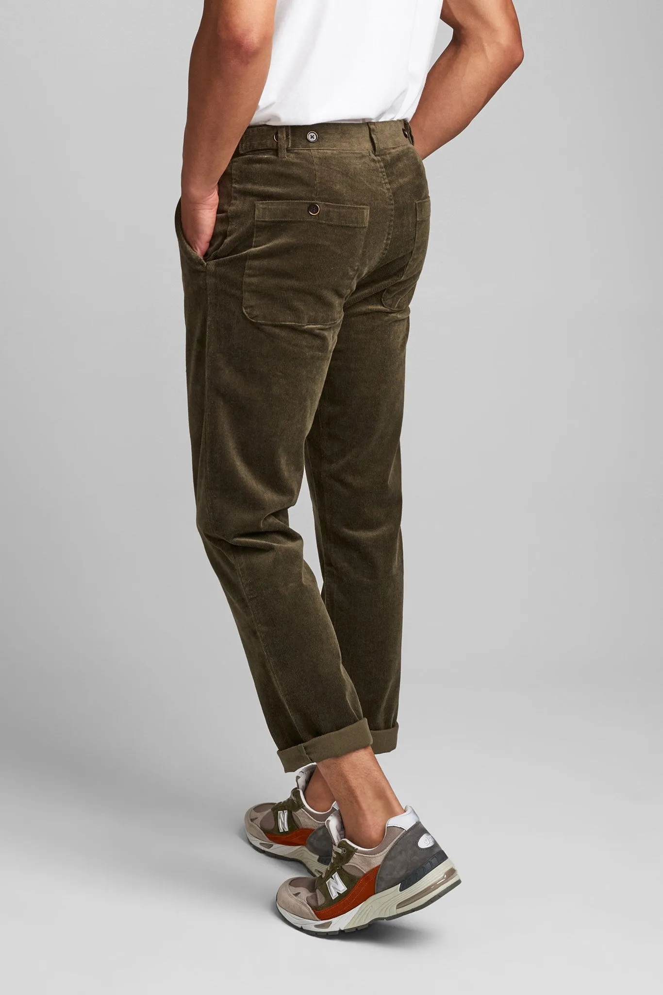 AKJOHN CORDUROY PANTS - Deep Depth