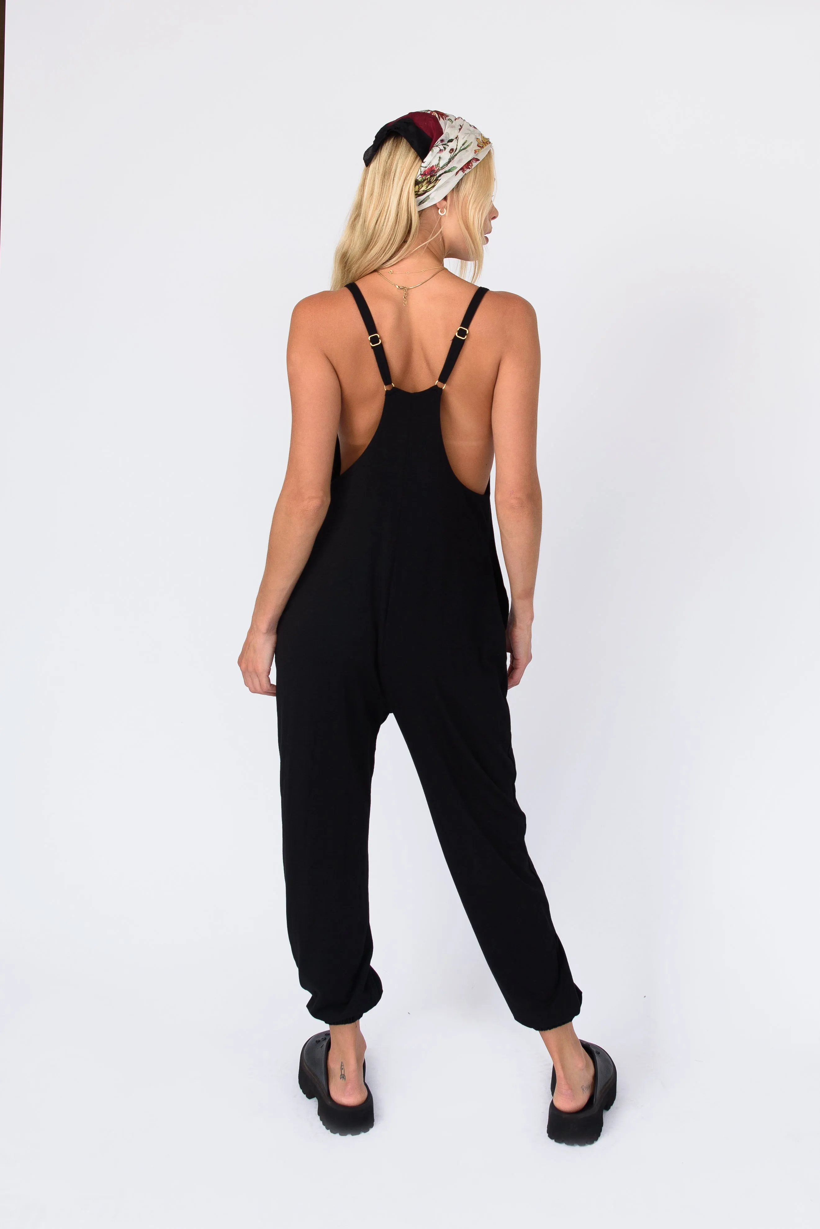 Alyse Jumpsuit Jersey - Black