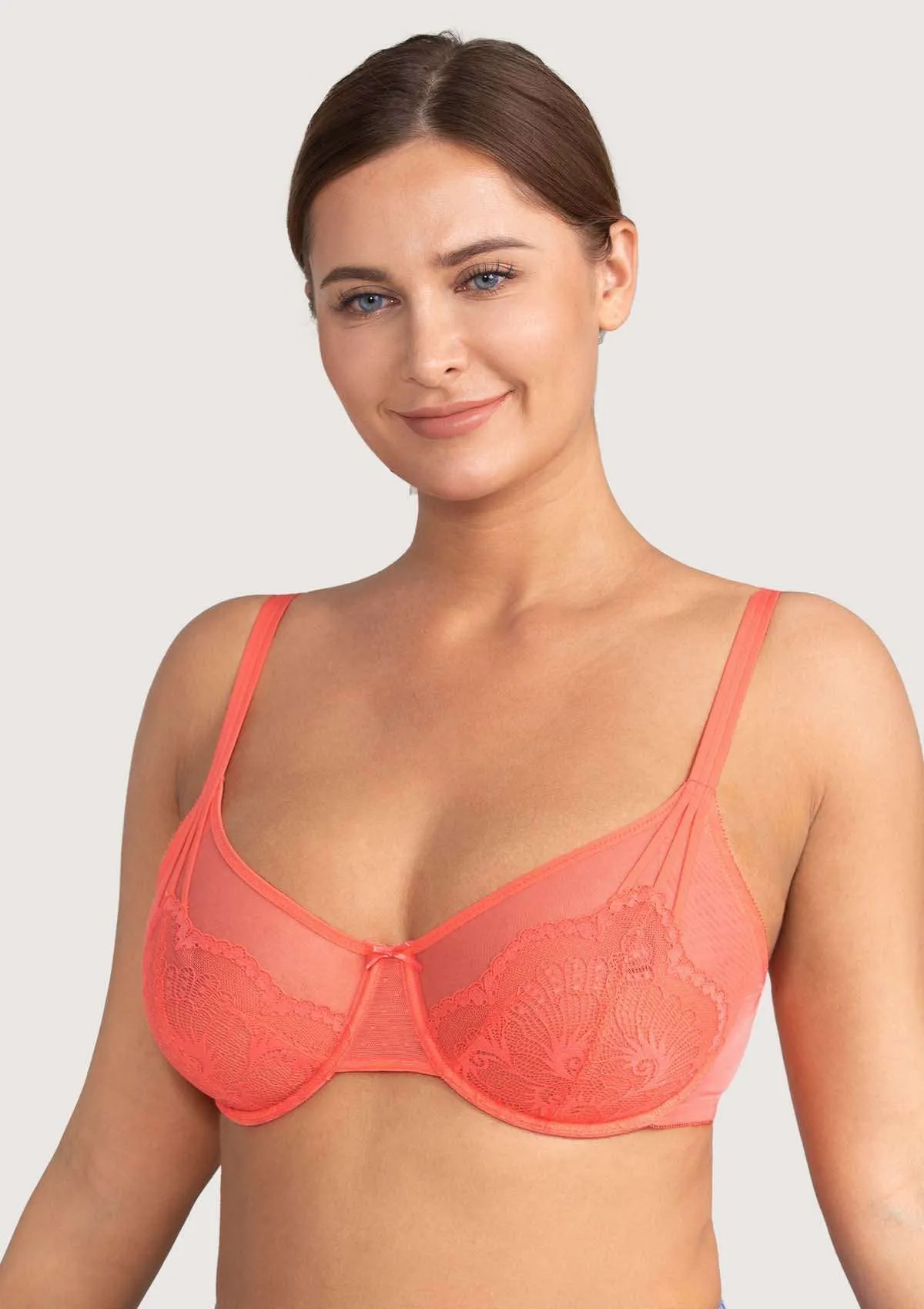 Amaryllis Lace Minimizer Bra Bundle