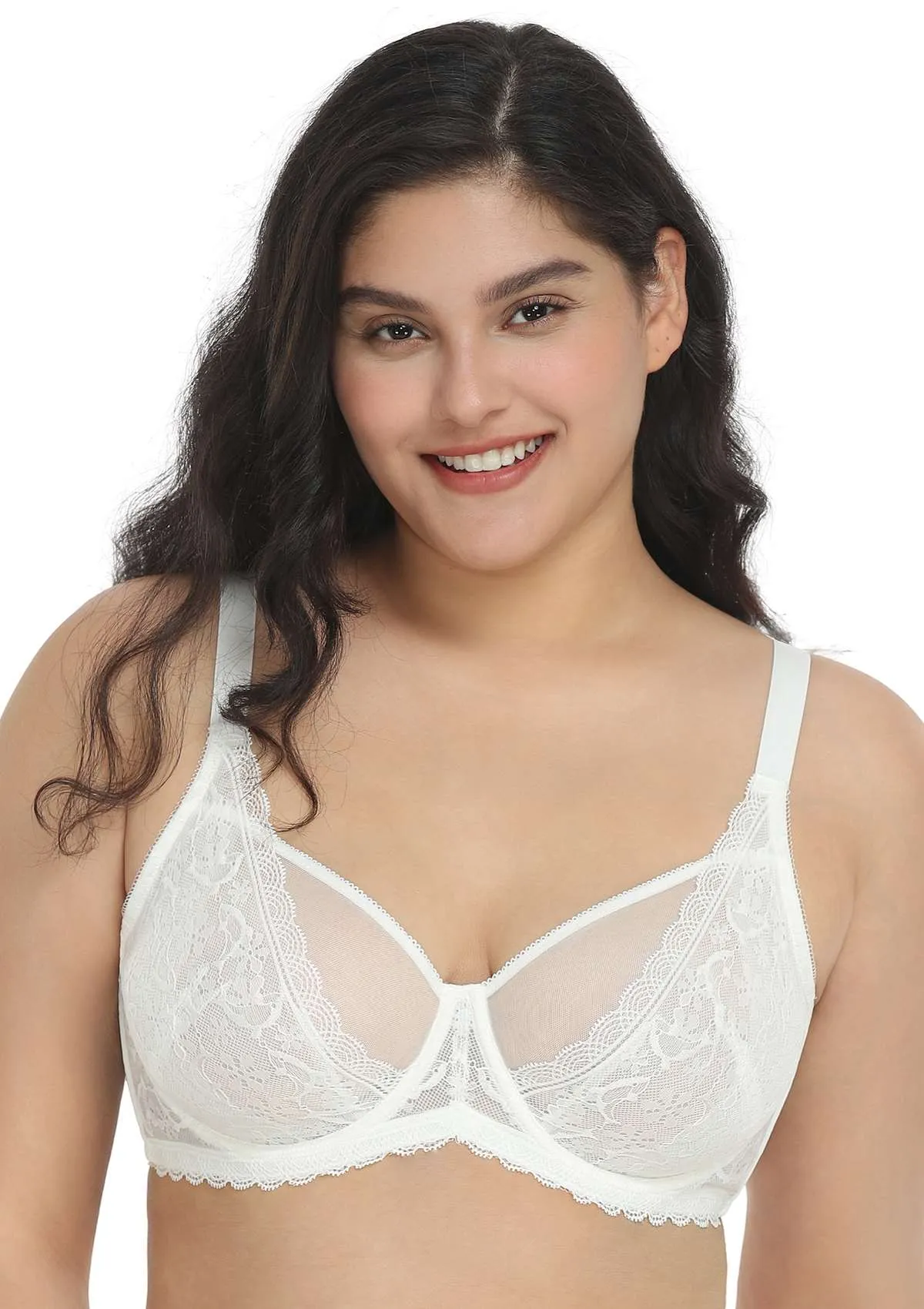 Anemone Unlined Dolphin Lace Underwire Bra