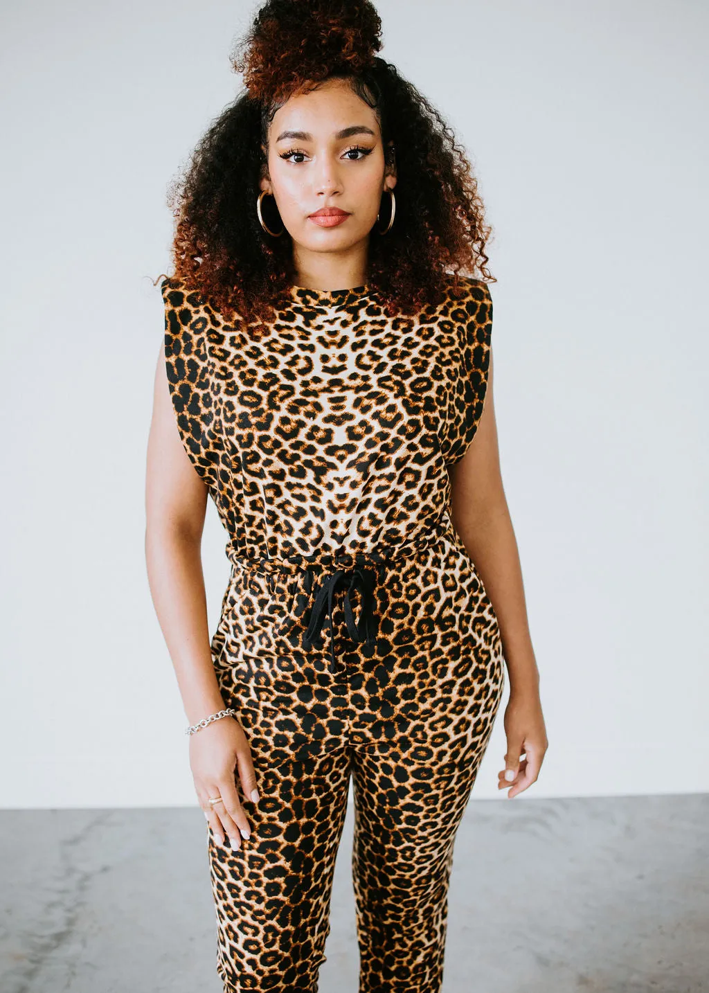 Animal Attitude Leopard Jumpsuit