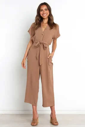 Archie Jumpsuit - Mocha