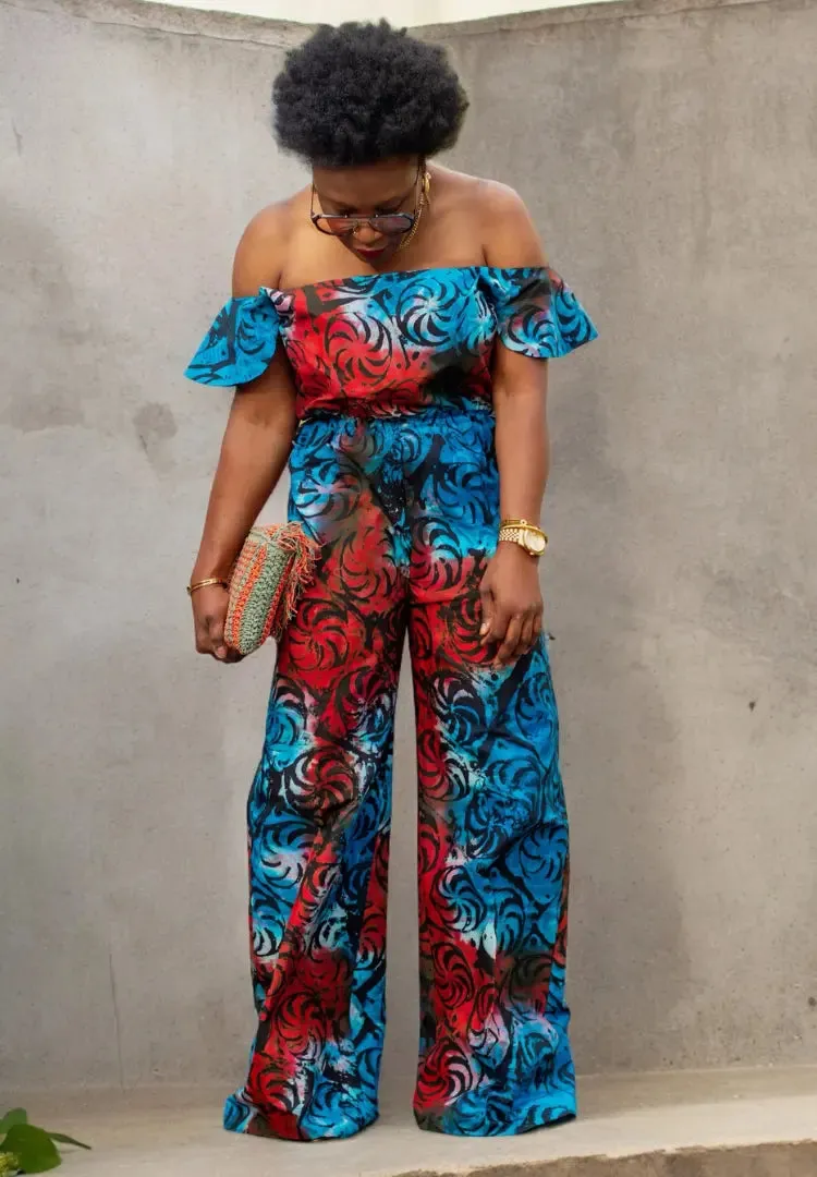 Batik Off the shoulders | Jumpsuit