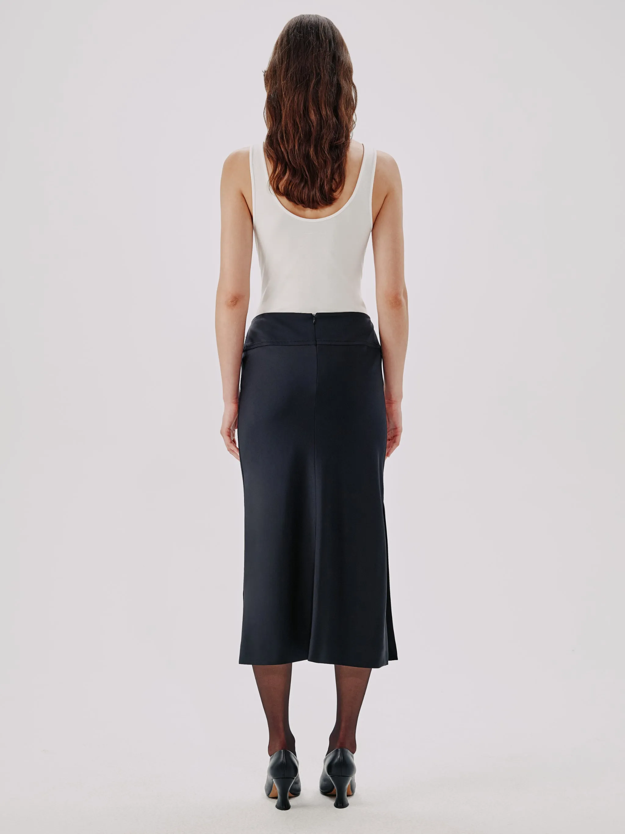 Bias Slip Skirt