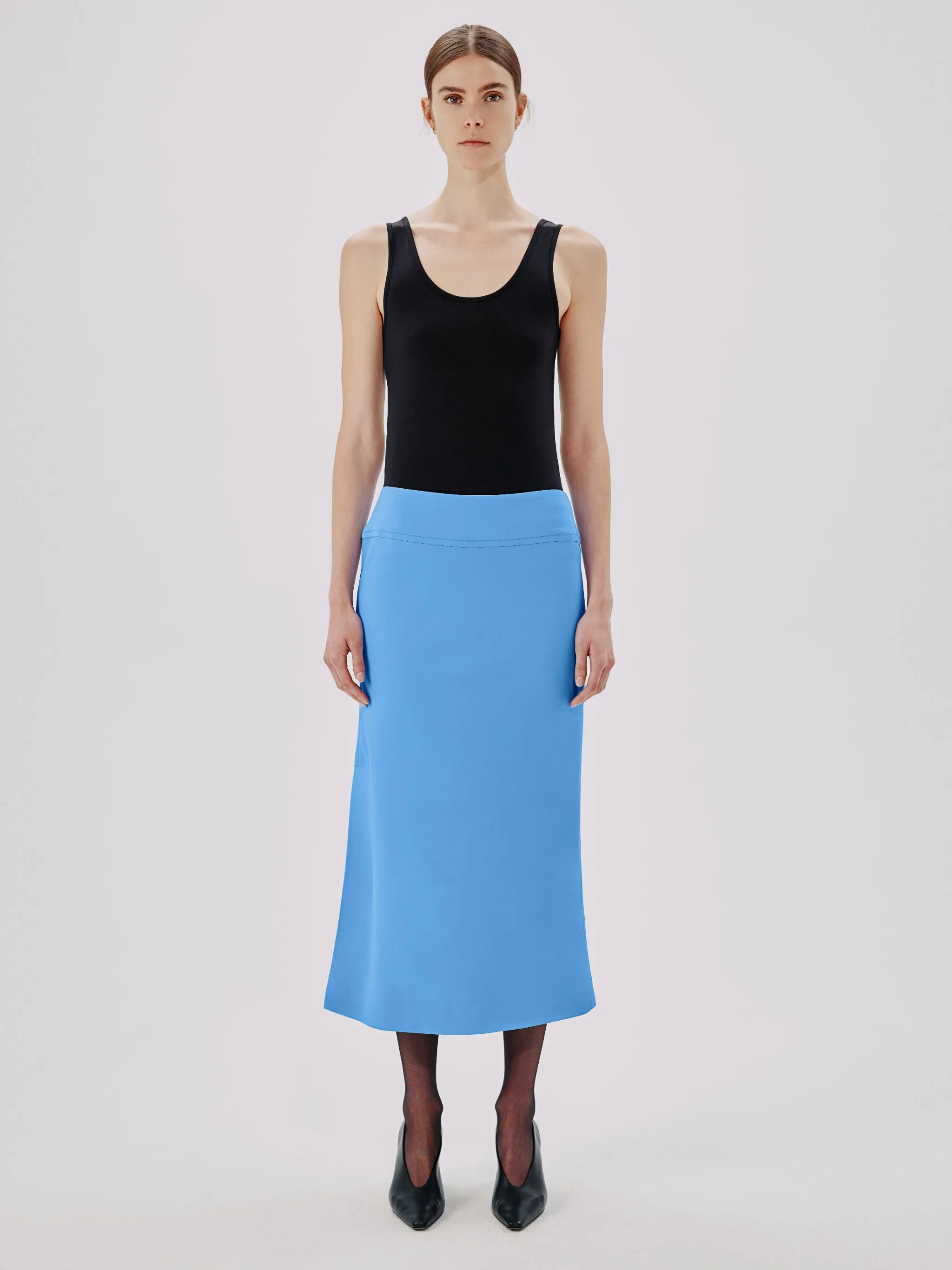 Bias Slip Skirt