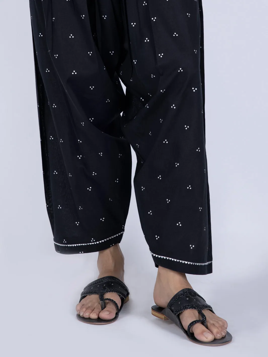 Black Cambric Trousers - AL-T-628