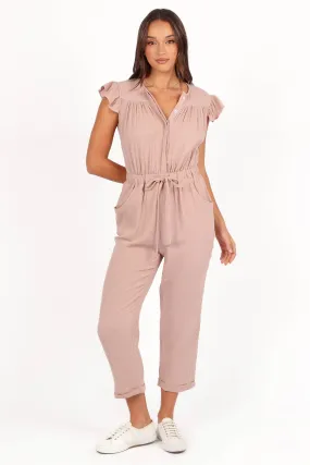 Brooklyn Jumpsuit - Dusty Mauve