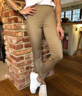 Camel High Waisted Jeggings