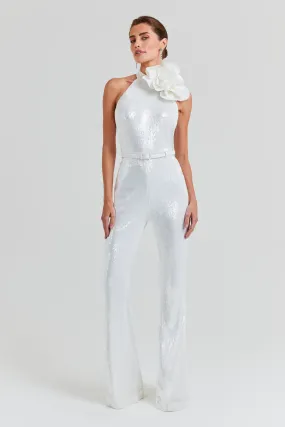 Cecille White Jumpsuit