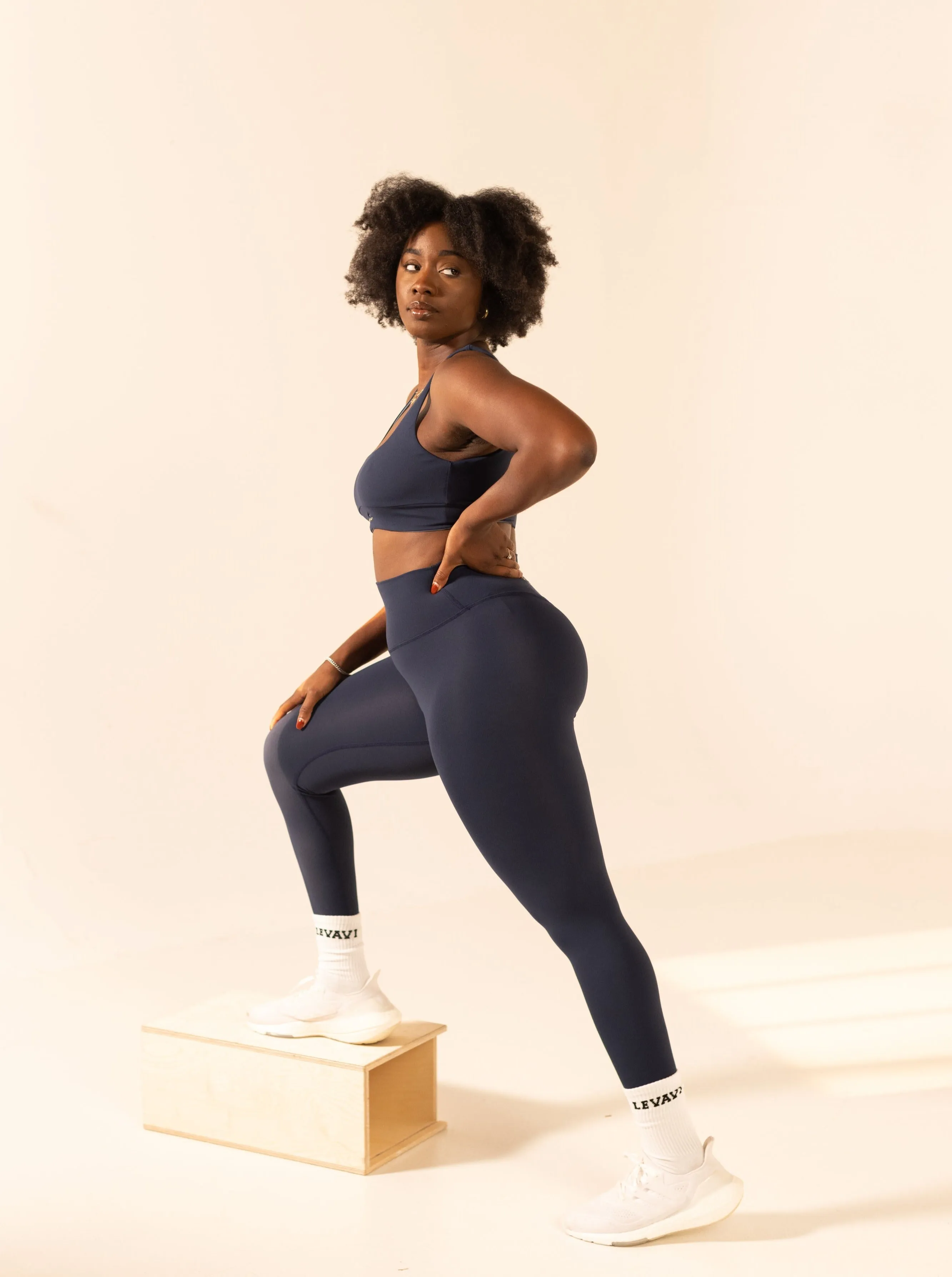 CORE High-Waisted Leggings - Midnight Navy