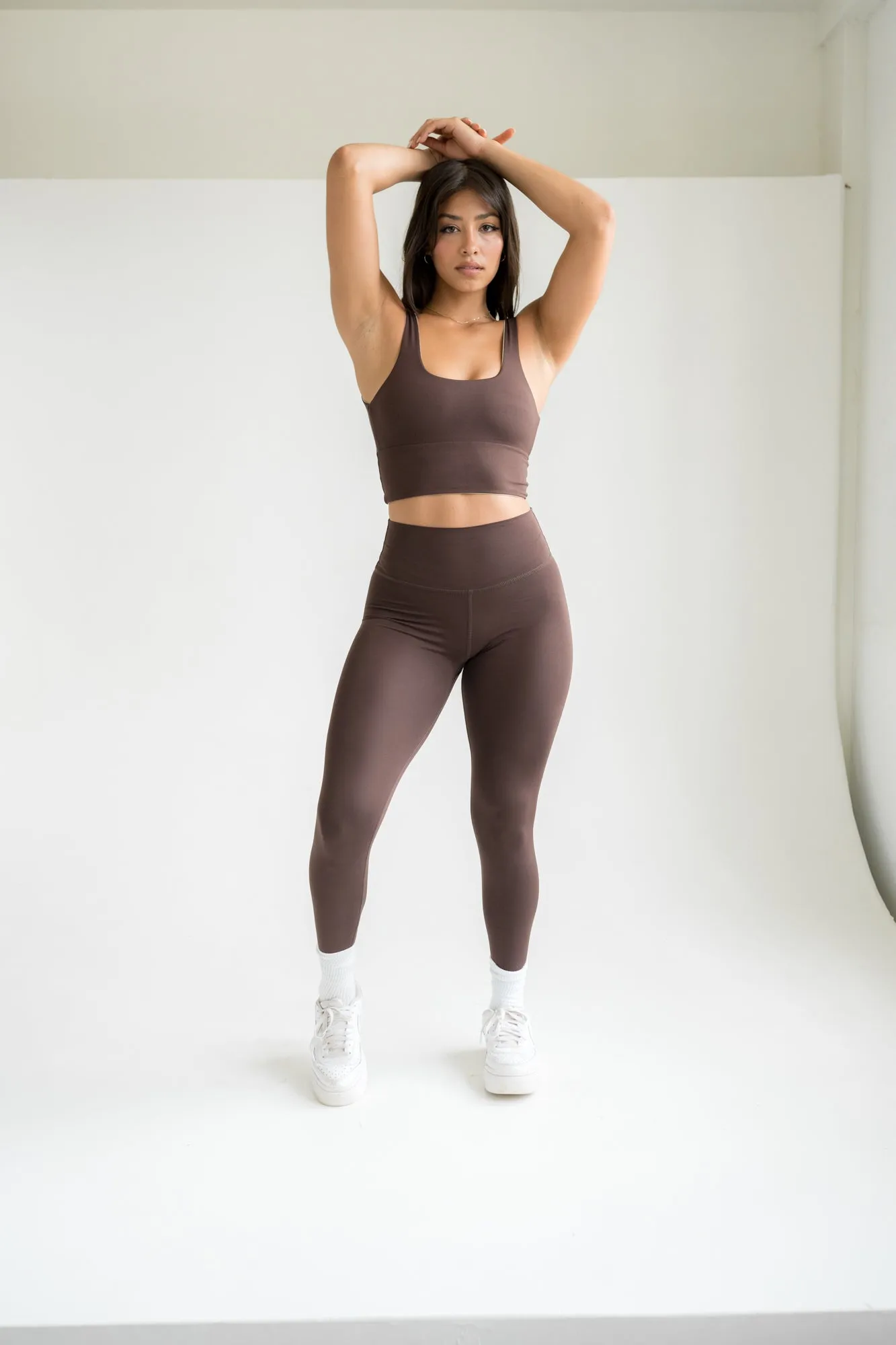 Core High Waisted Leggings- Mocha