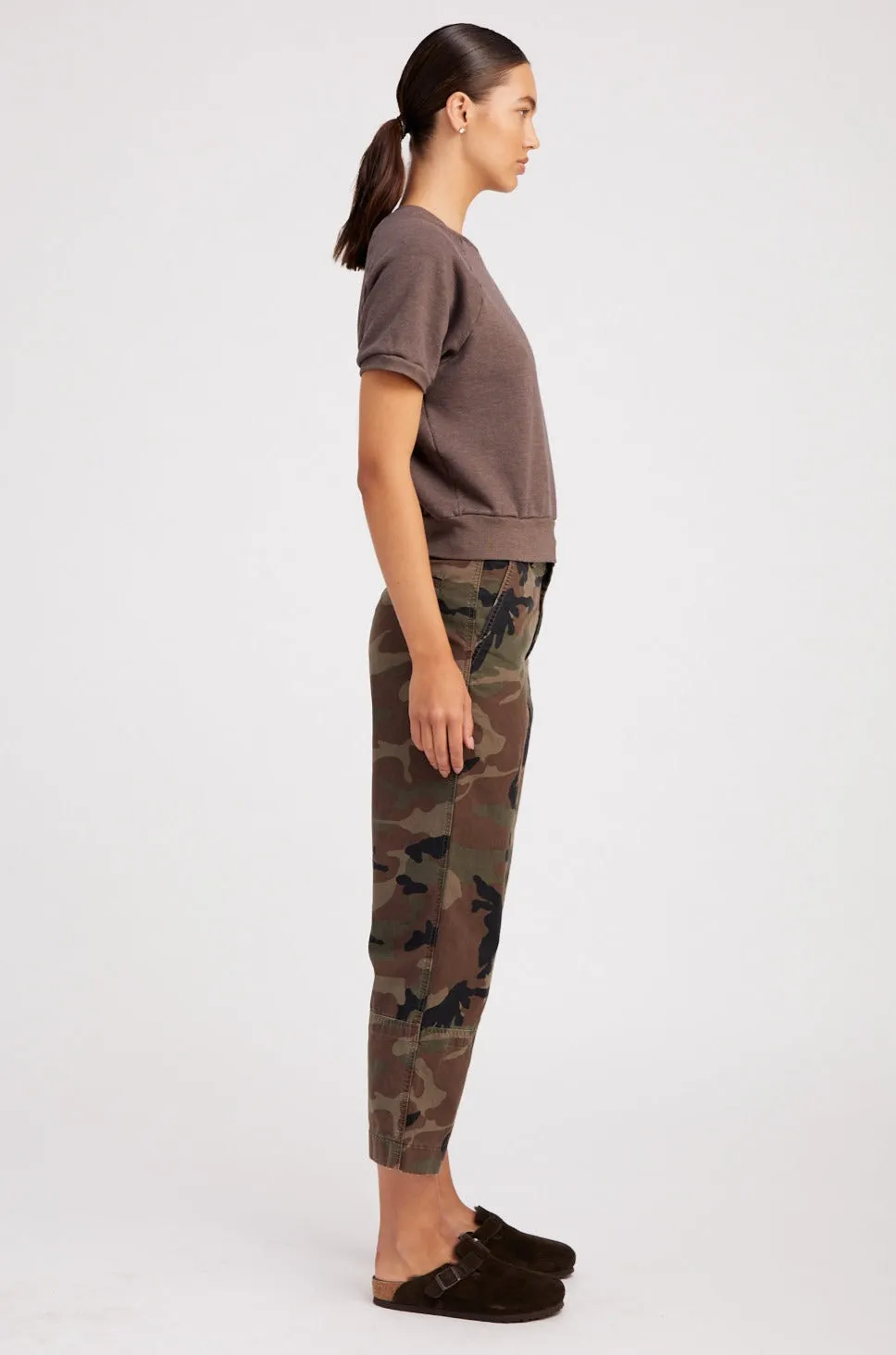 Dark Camouflage Slash Pocket Trousers