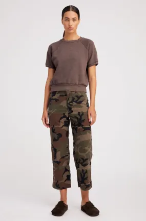 Dark Camouflage Slash Pocket Trousers