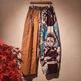 Demonslayer Tanjiro Patchwork Pants