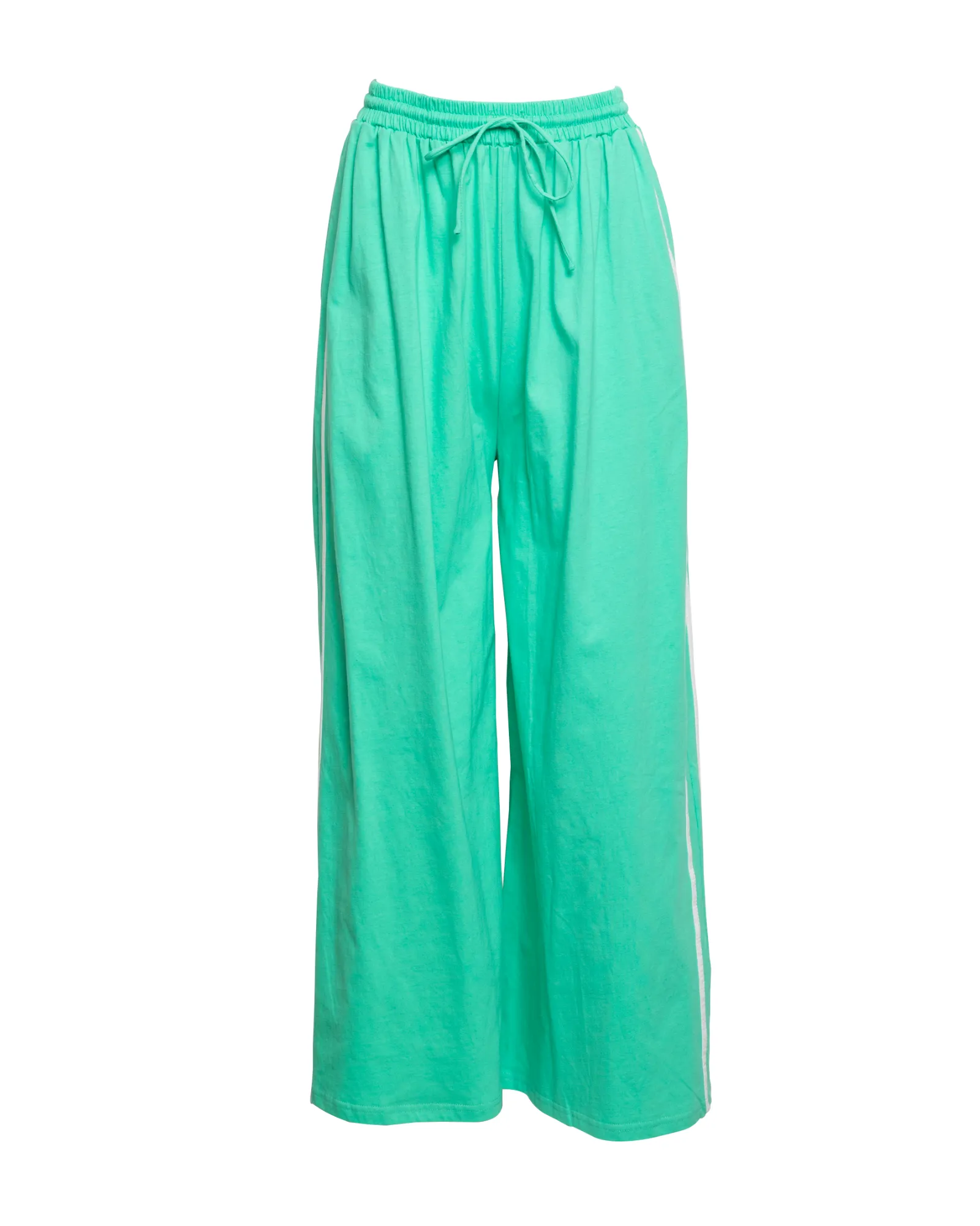 Essentials Pants | Green & White