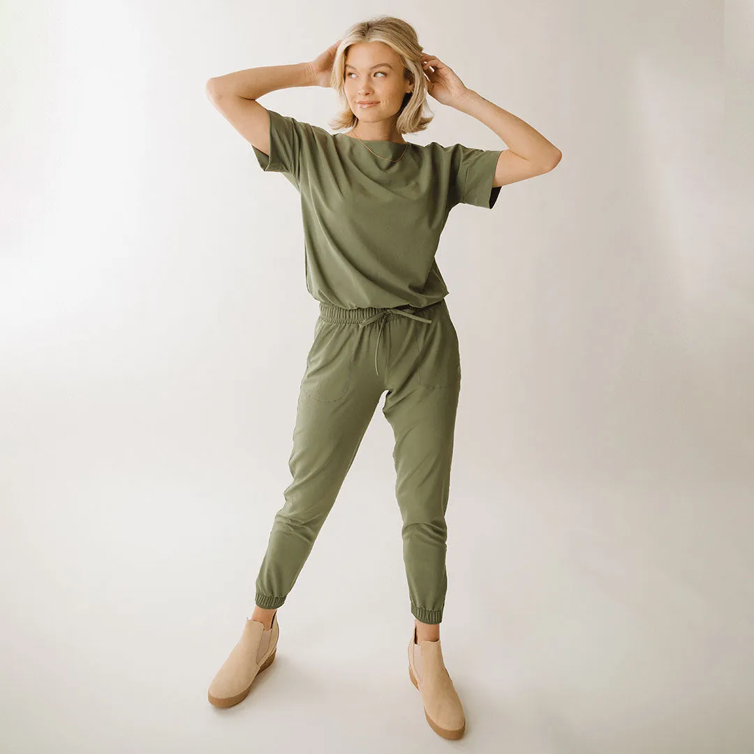 Everyday Jumpsuit, Sage