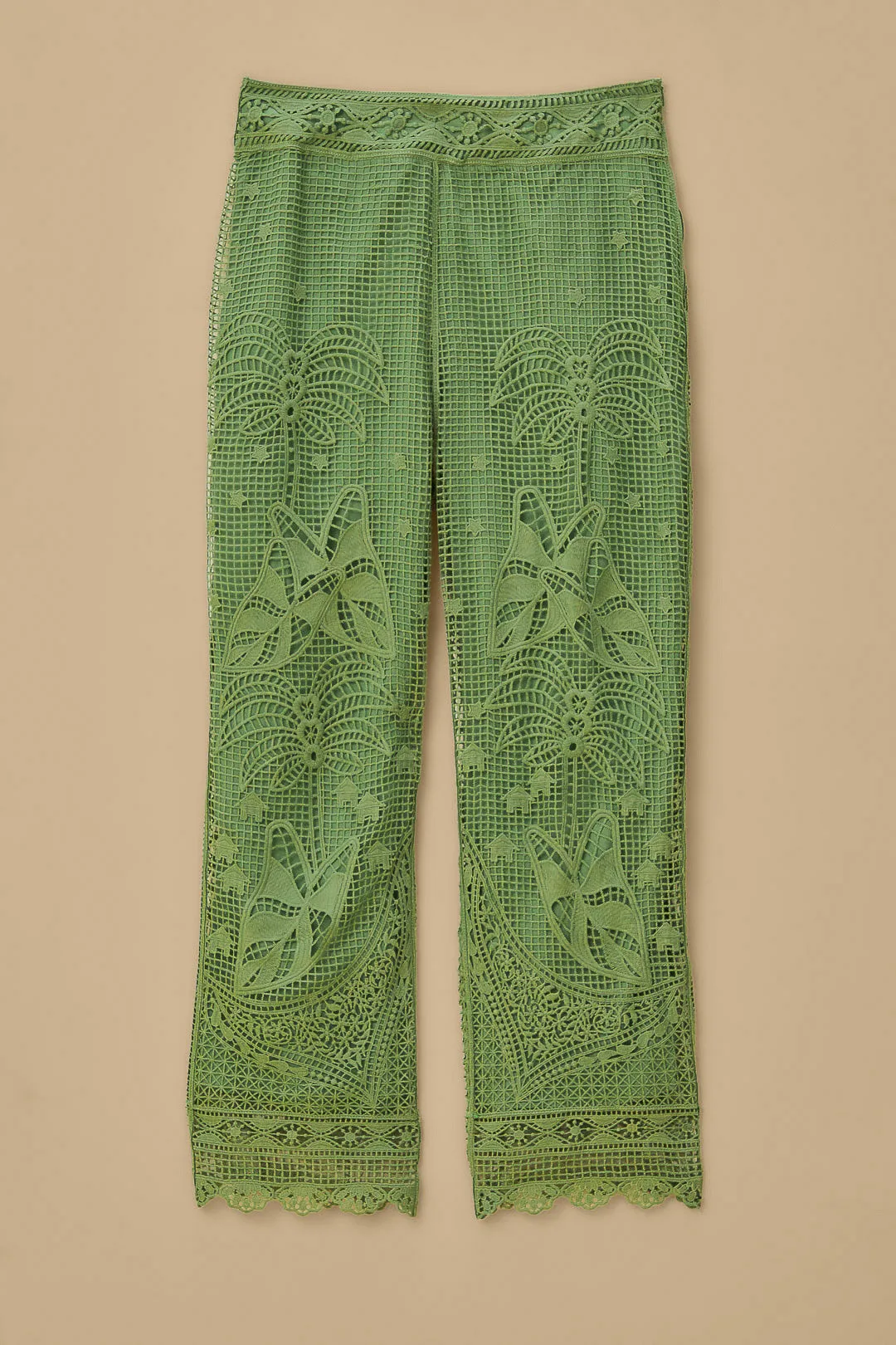 Green Guipire Pants