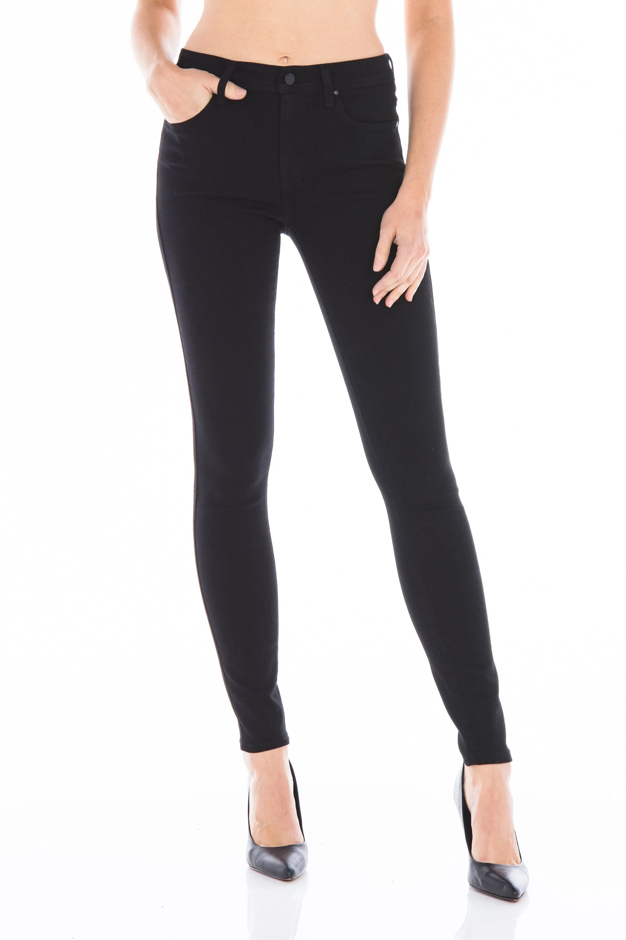 GWEN HIGH WAISTED SKINNY (JETT) - FIDELITY