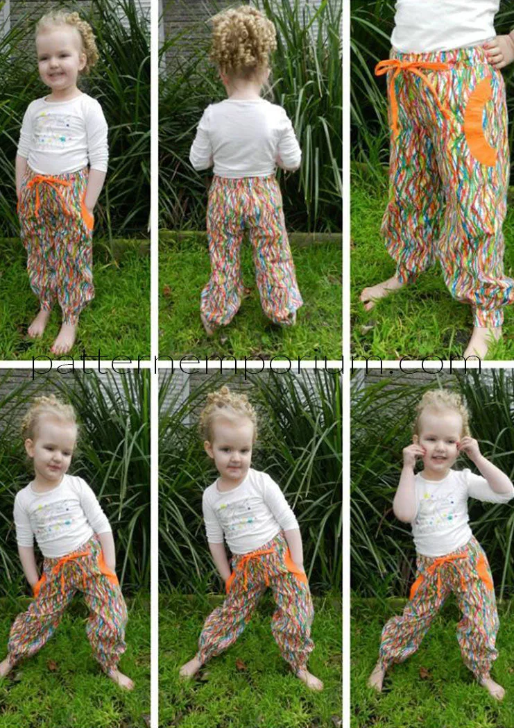 Harem Pants | Kids Sewing Pattern