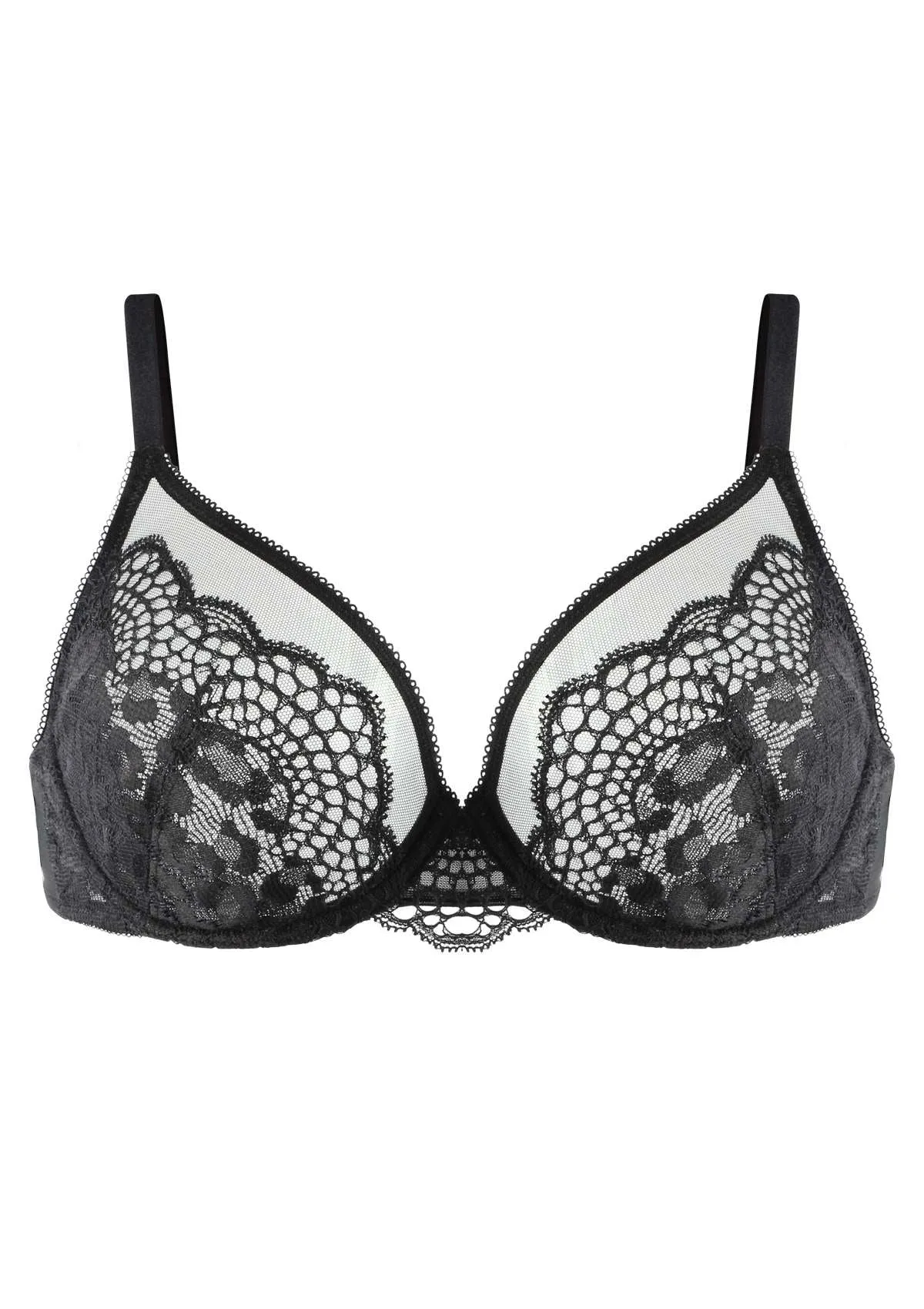 HSIA Lace Leopard Underwire Bra