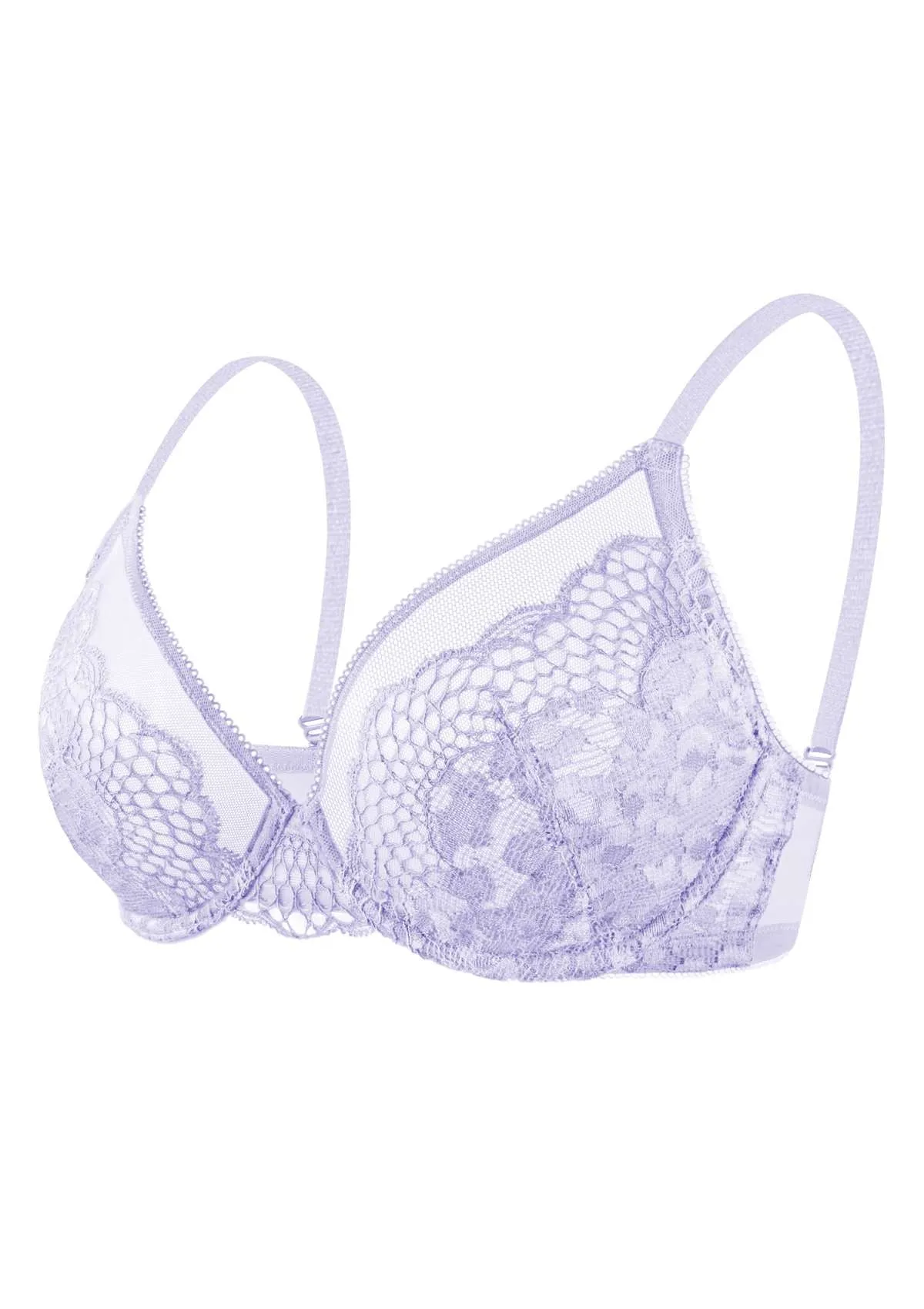 HSIA Lace Leopard Underwire Bra