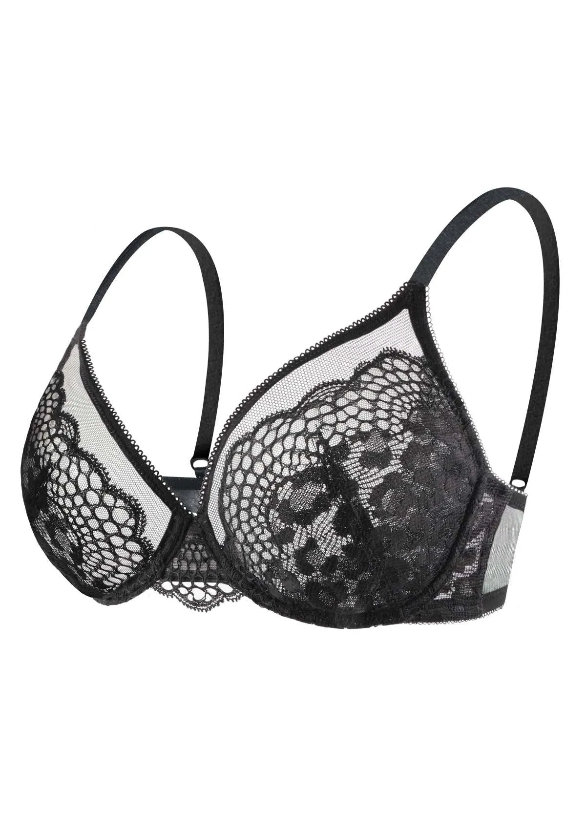 HSIA Lace Leopard Underwire Bra