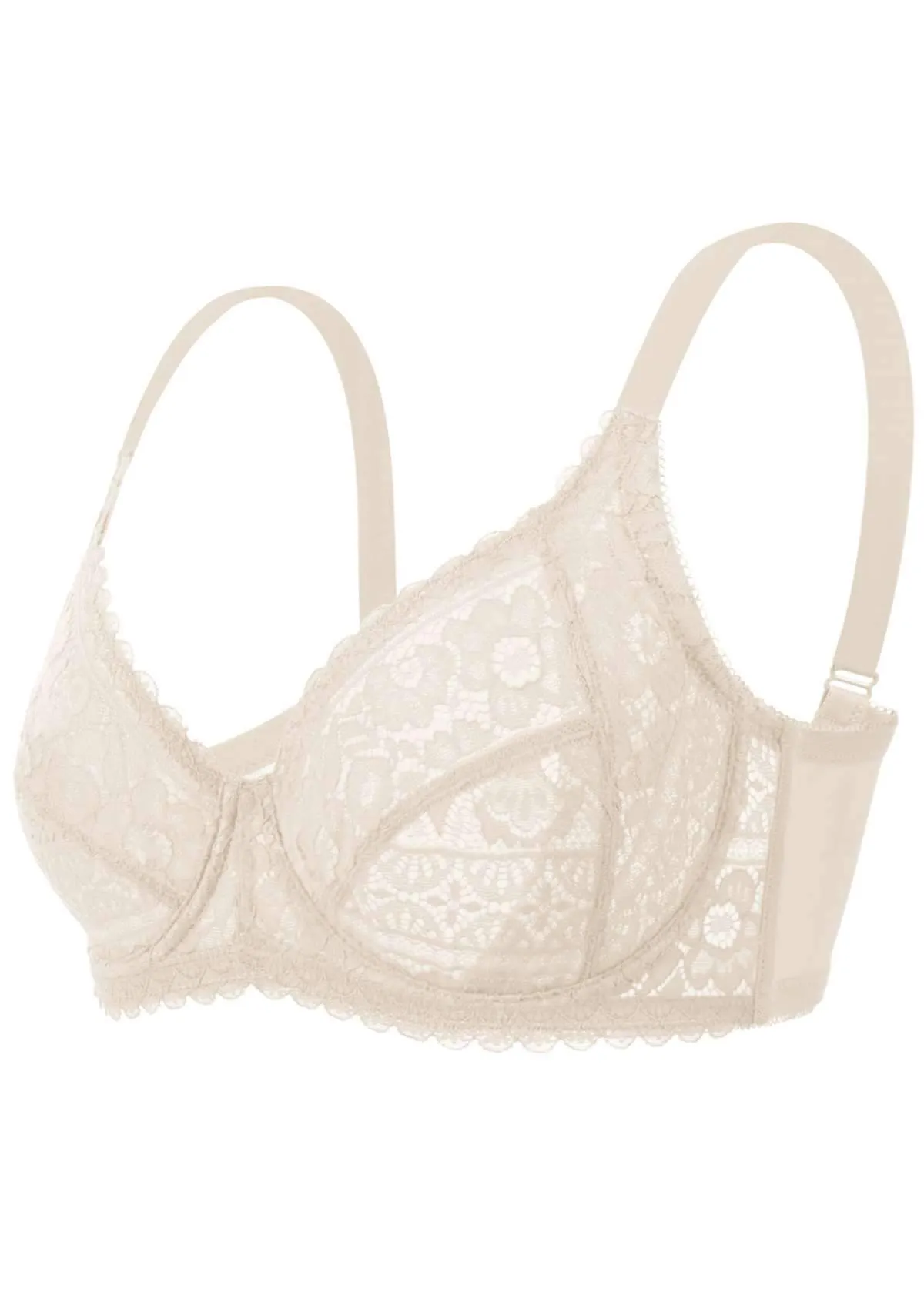 HSIA Leaf Flower Lace Underwire Bra