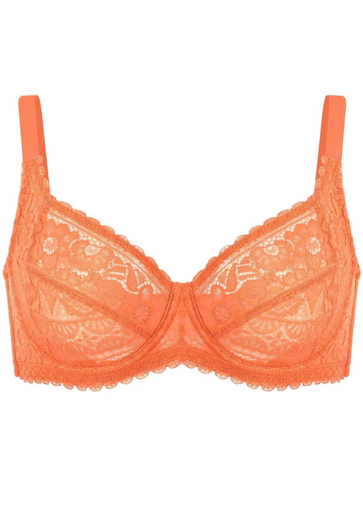 HSIA Leaf Flower Lace Underwire Bra