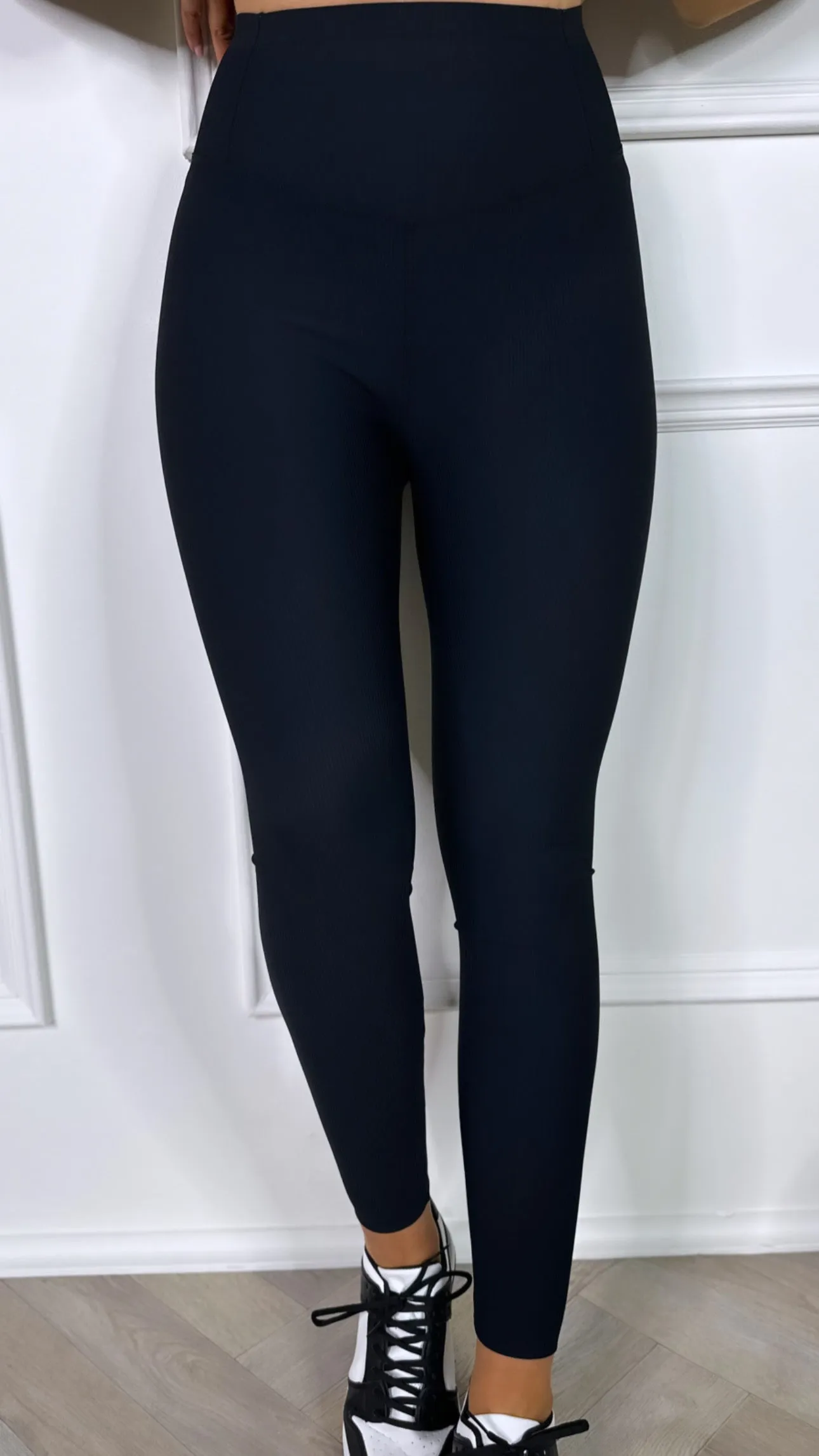 Jaycee Black Sculpted High Waisted Leggings