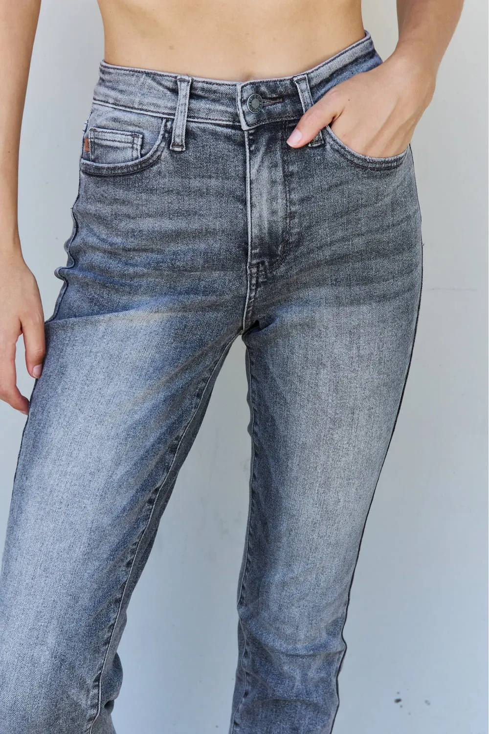 Judy Blue Racquel *all sizes* Size High Waisted Stone Wash Slim Fit Jeans (DS)