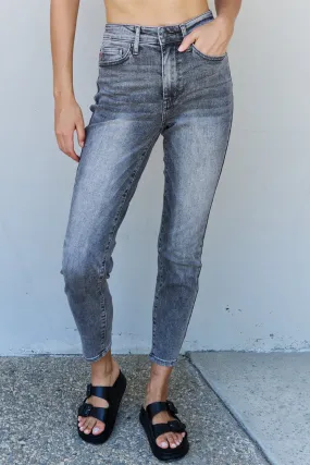 Judy Blue Racquel  High Waisted Stone Wash Slim Fit Jeans