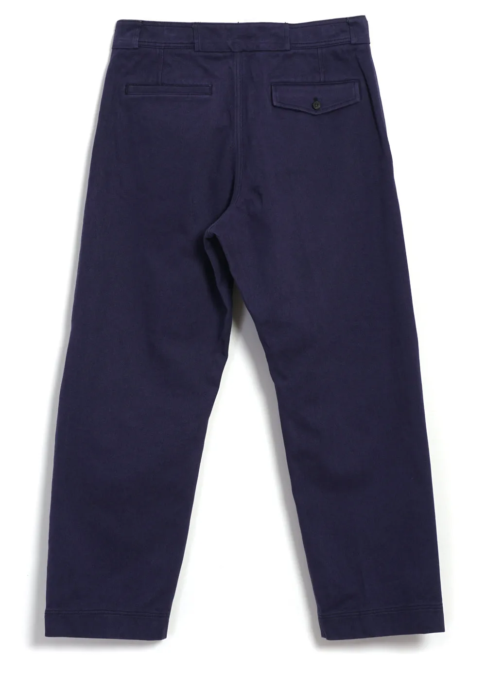 KARLO | Wide Cut Utility Trousers | French Blue