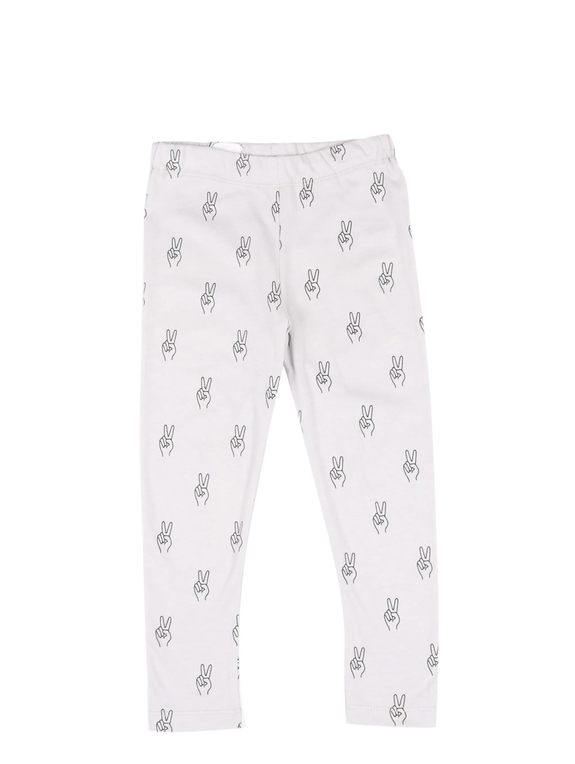 LEGGINGS PEACE AOP Vapour Grey