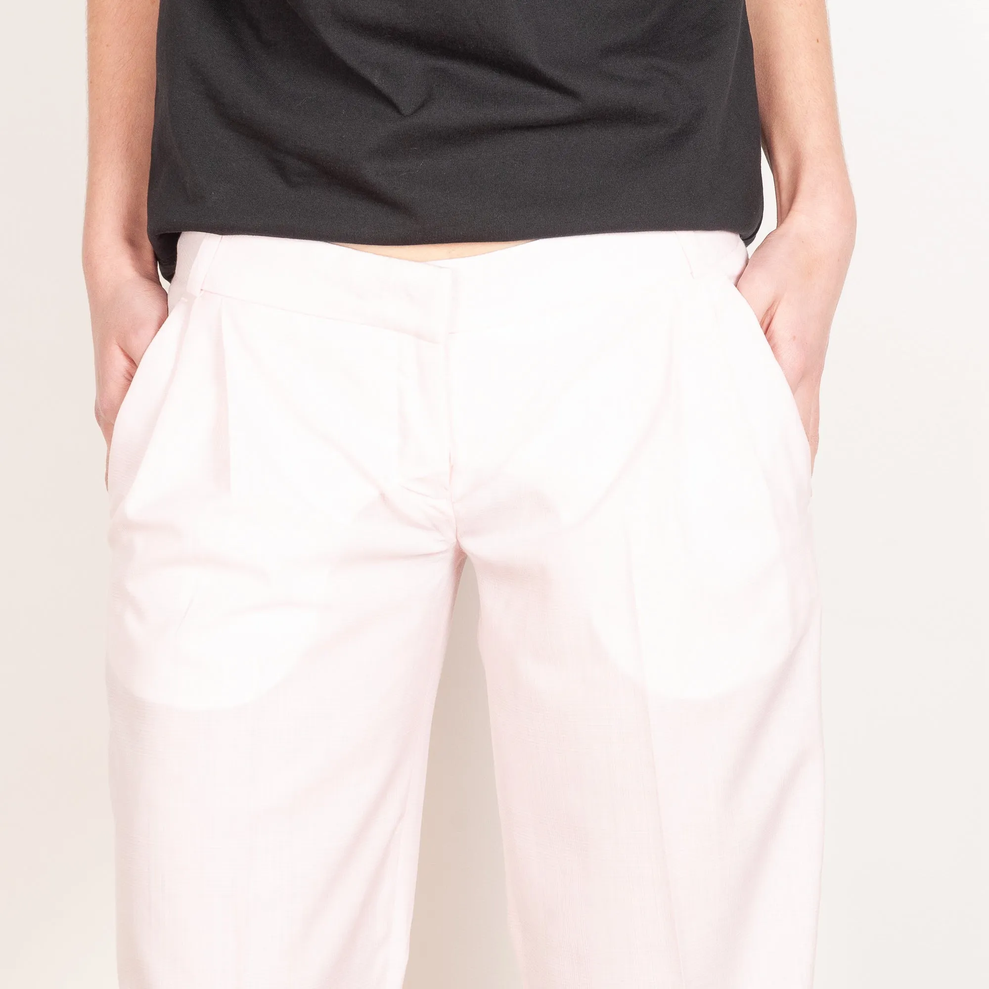 Low Rise Tailored Trousers