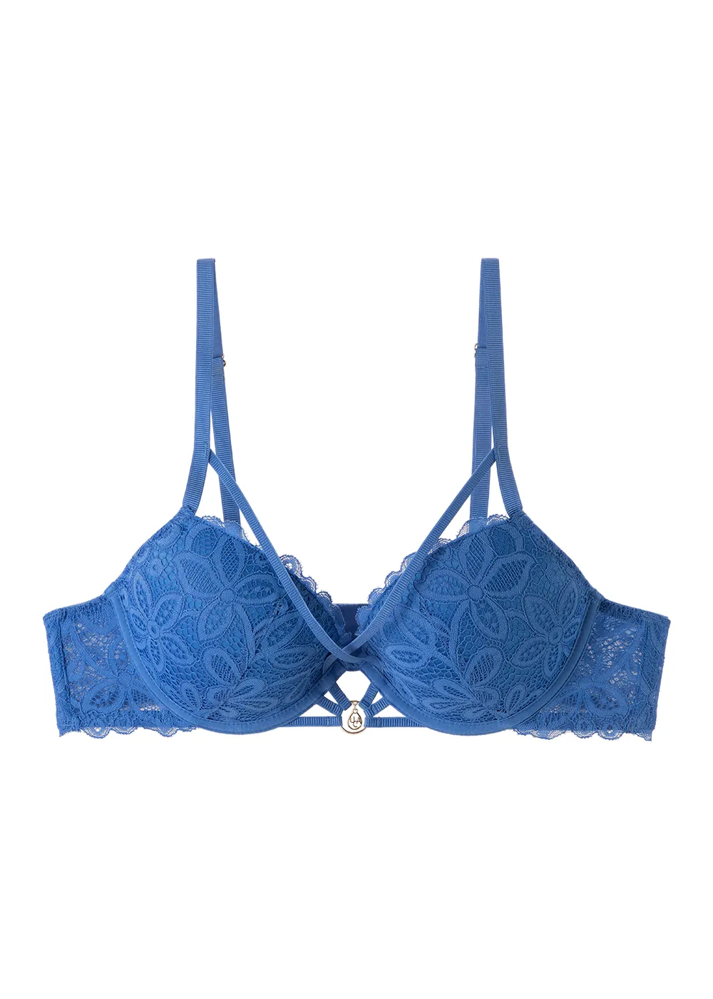 LYRA Sexy Recycled Lace Push-Up Underwire Demi Bra