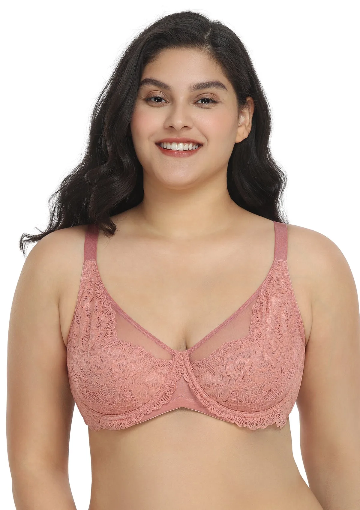 Paeonia Lace Underwire Bra Bundle