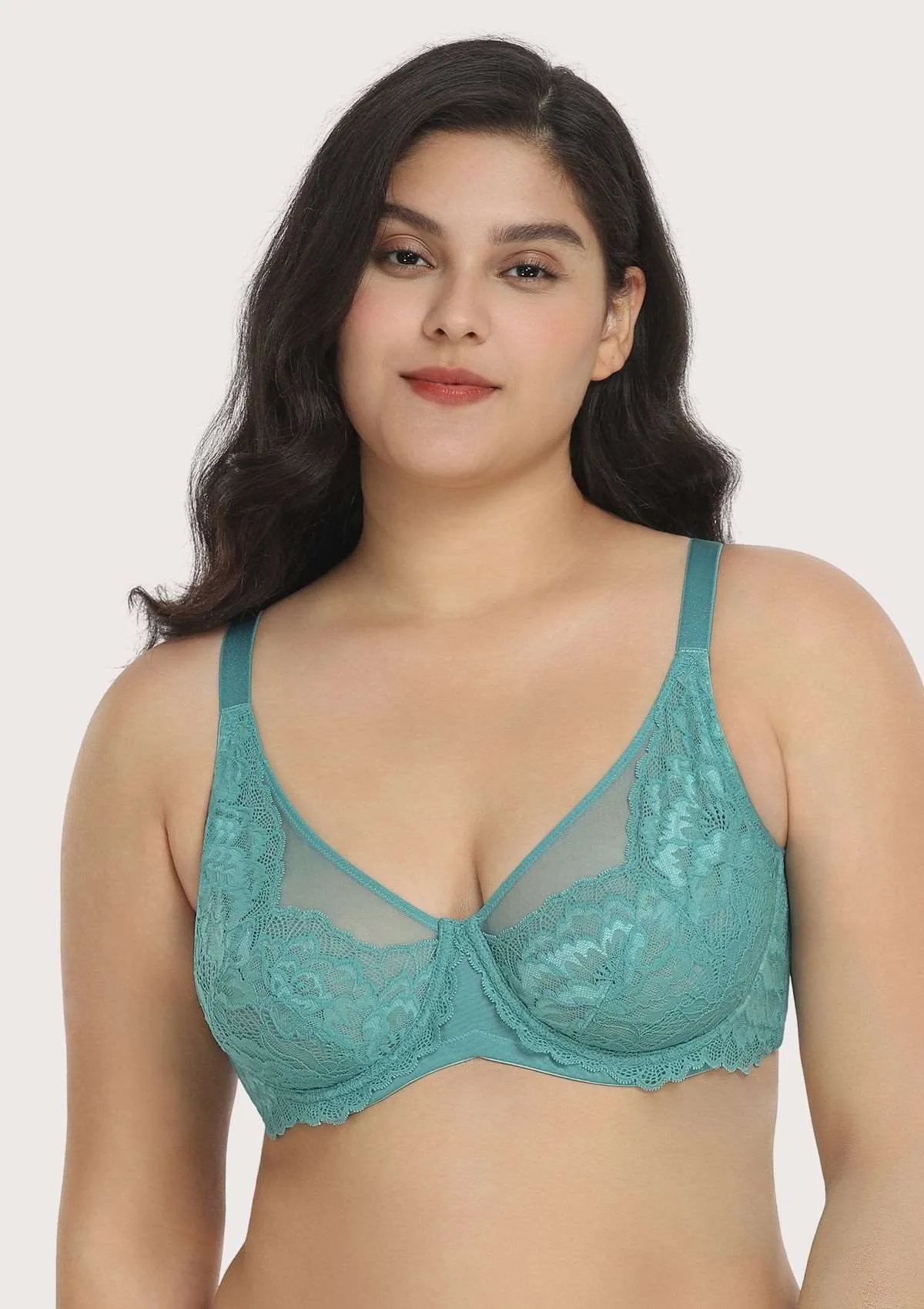 Paeonia Lace Underwire Bra Bundle