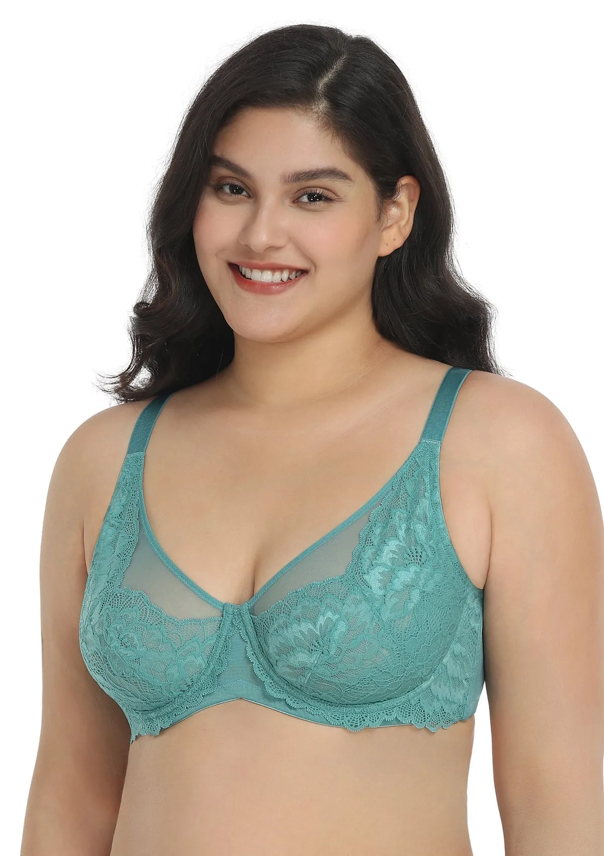 Paeonia Lace Underwire Bra Bundle