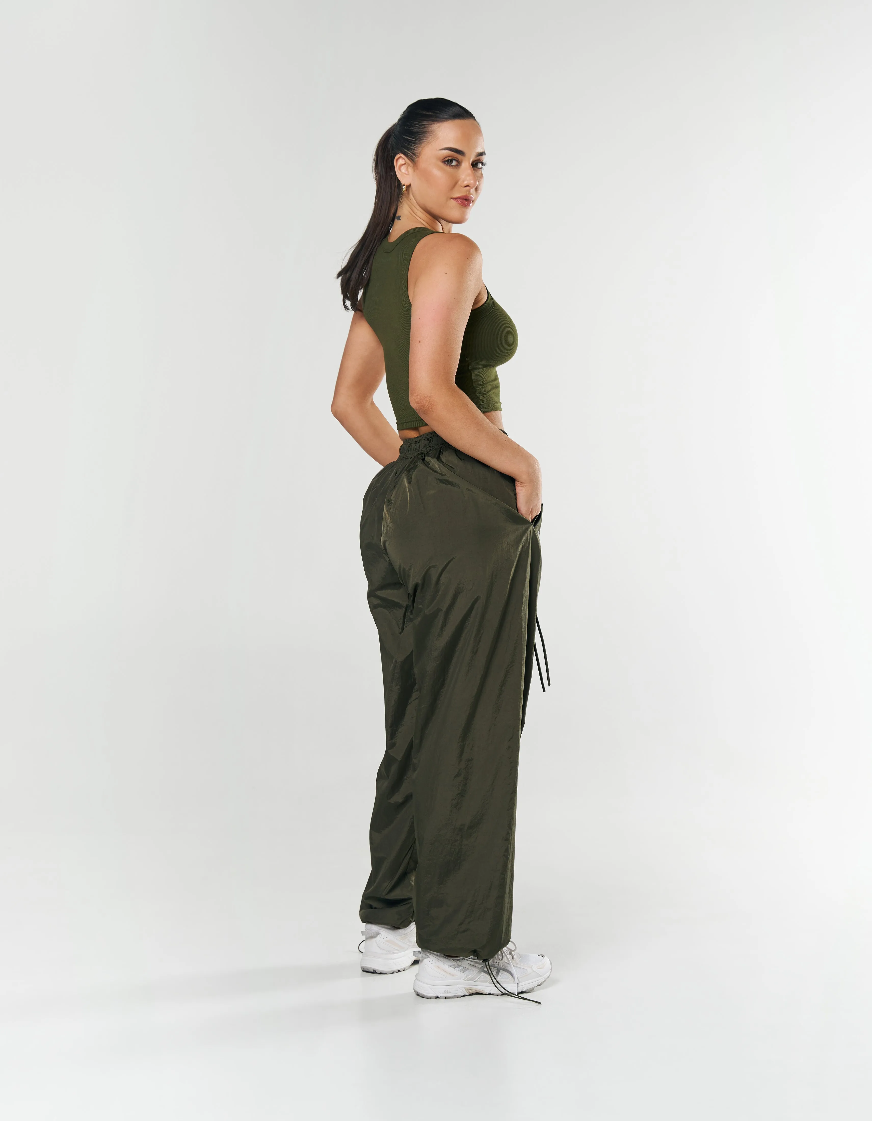 Parachute Pants- Khaki