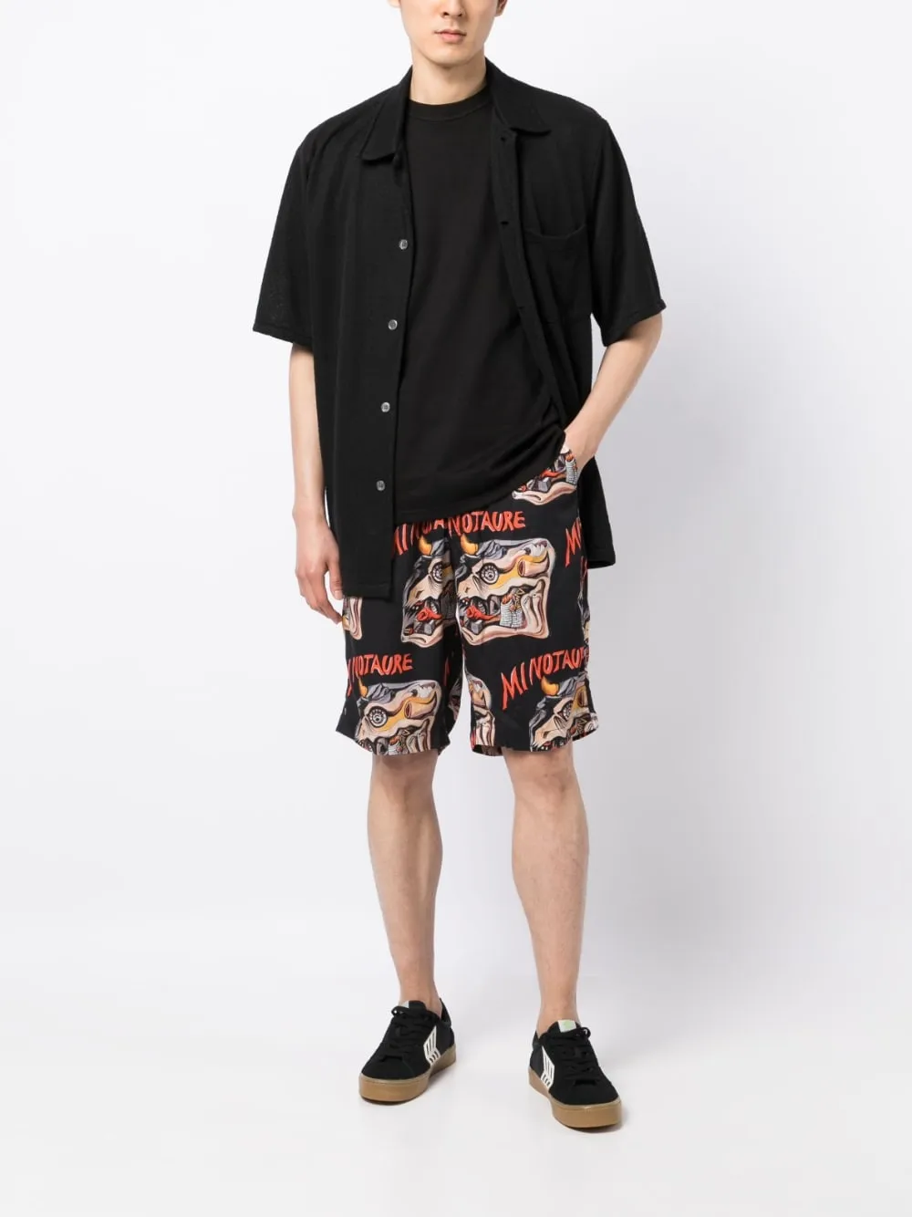 "Minotaure" Bermuda Shorts