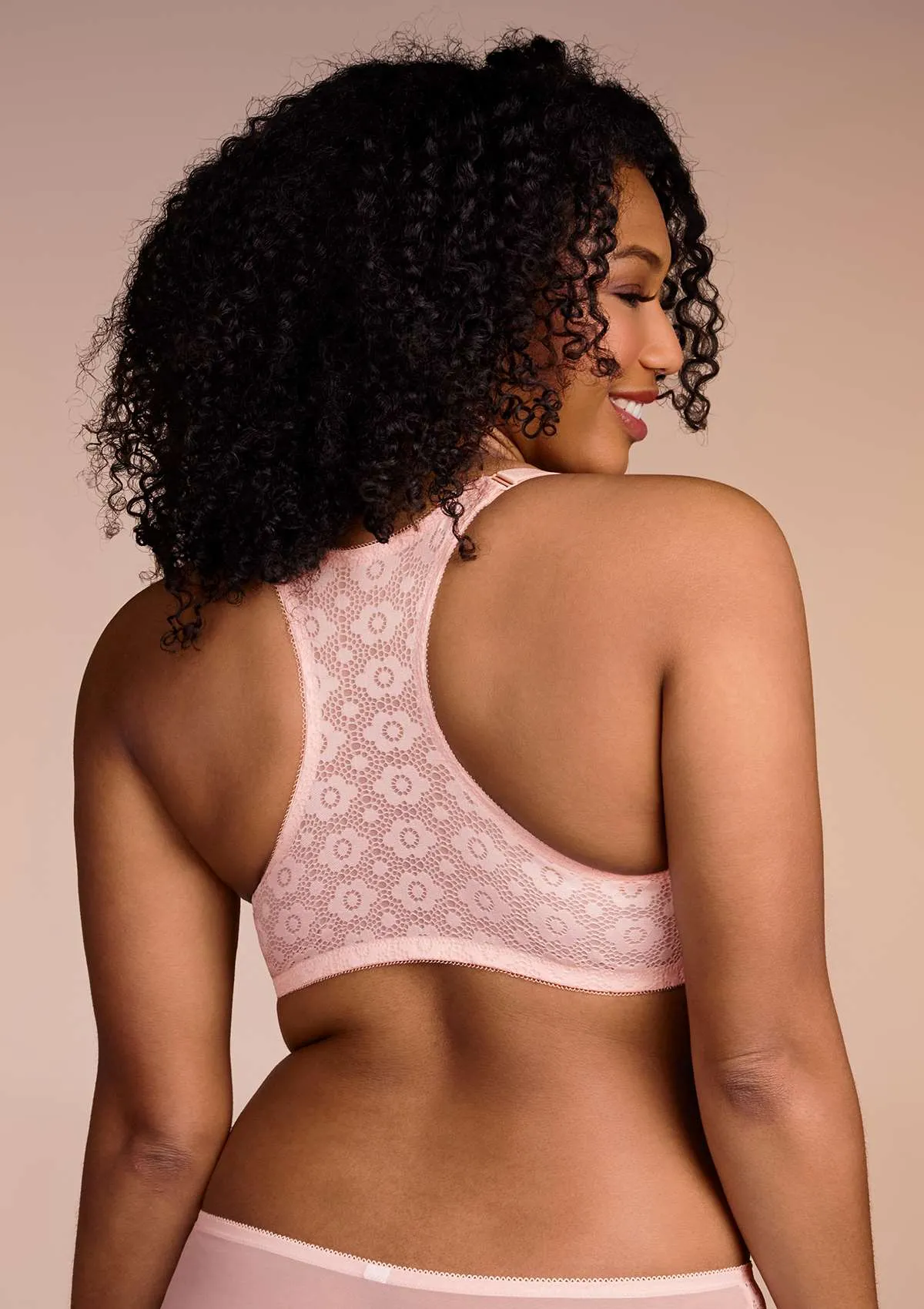 Serena Front-Close Lace-Back Underwire Bra