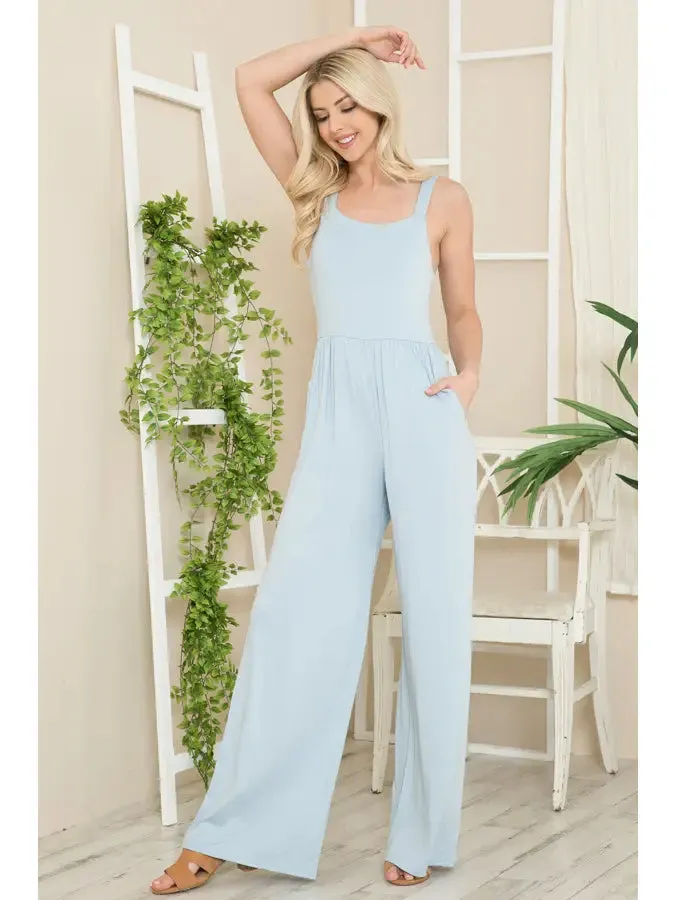 Serene Sky Jumpsuit