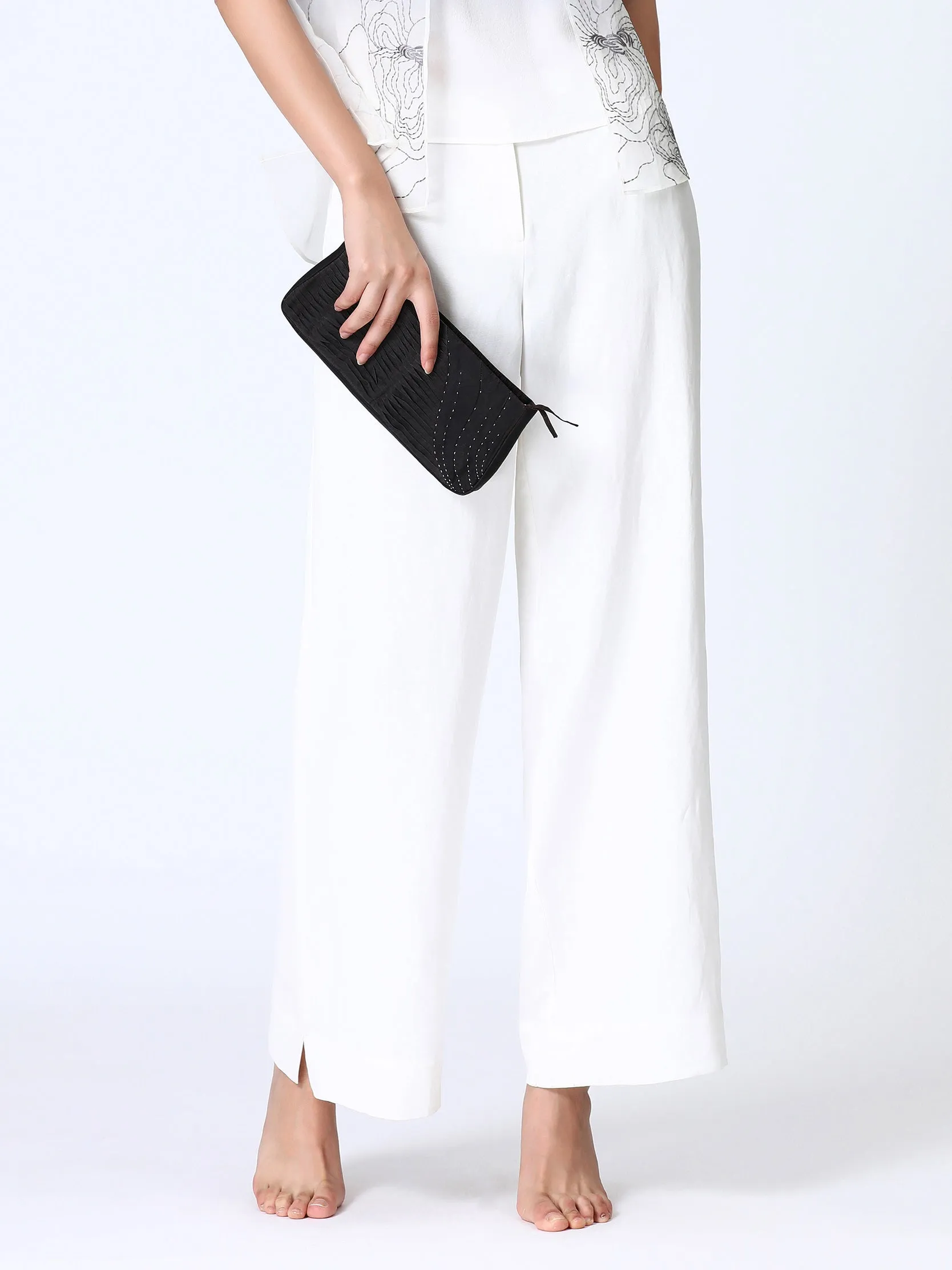 Viscose linen loose pants