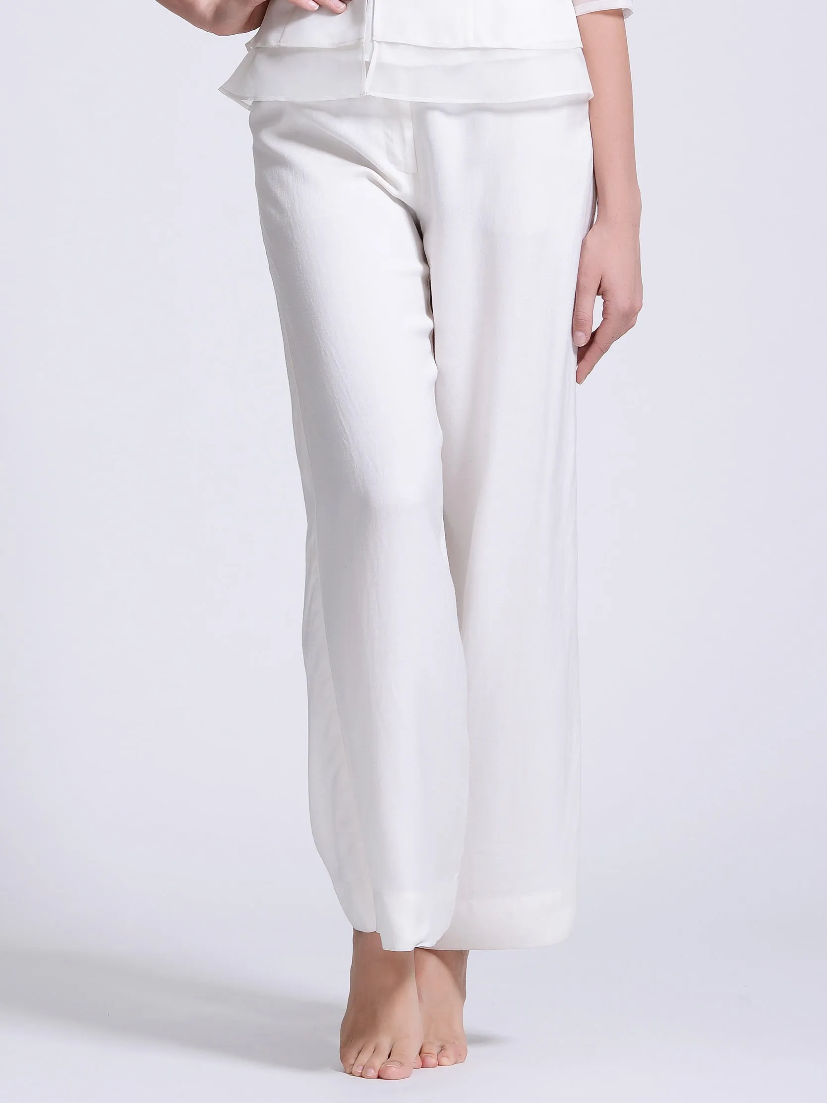 Viscose linen loose pants