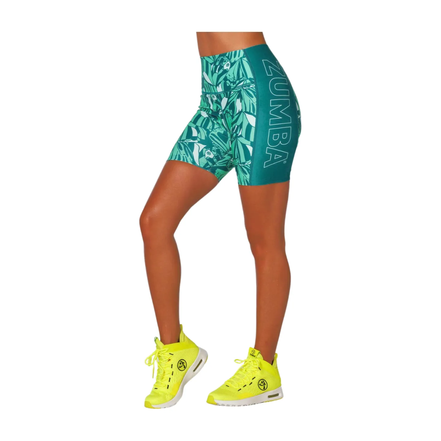 Zumba Butterfly High Waisted Biker Shorts (Special Order)